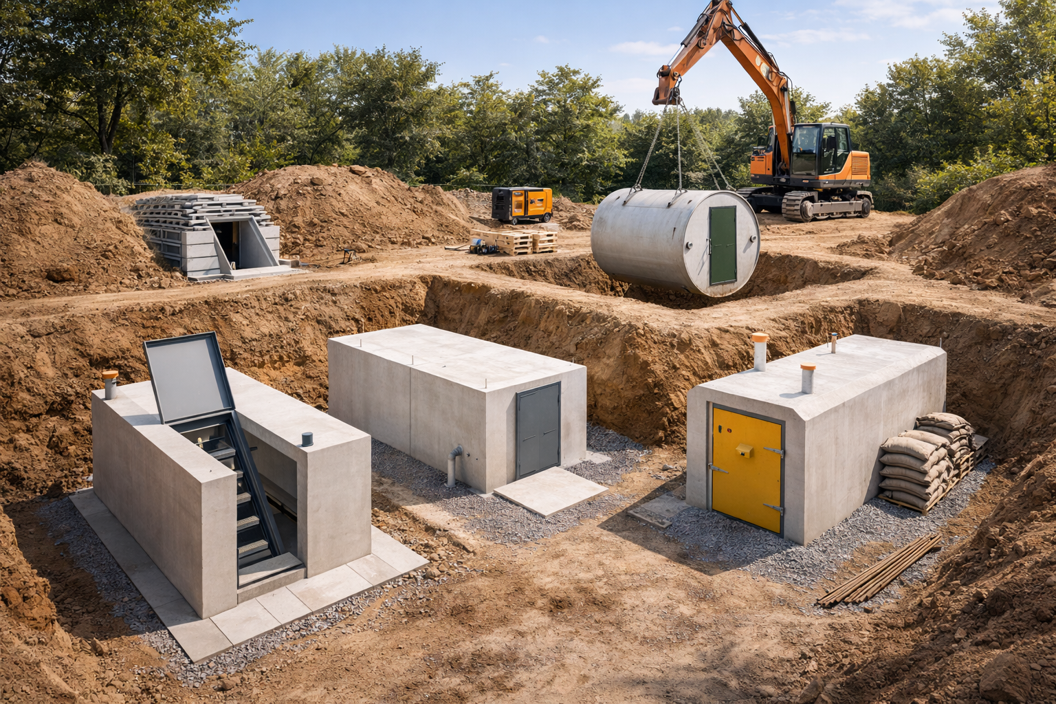 Будівництво укриттів і сховищ